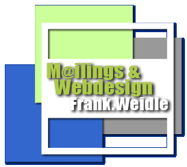 Mailings & Webdesign - Frank Weidle